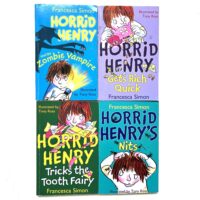 Horrid Henry - Tricks the Tooth Fairy ad other stories - Francesca Simon - set of 4 books