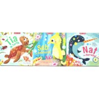 Tia the Turtle & Nat the Narwhal & Seb the Seahorse - set of 3 books